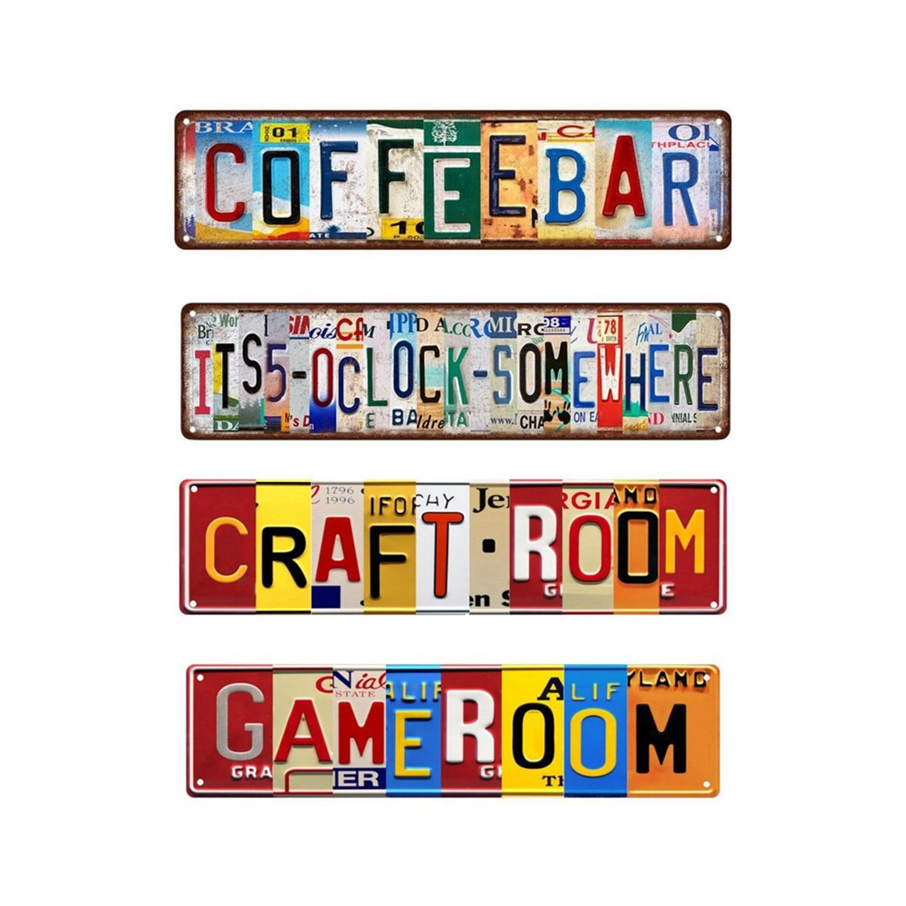 Home Cinema Logo - It's 5 O'clock Somewhere Metal Sign,