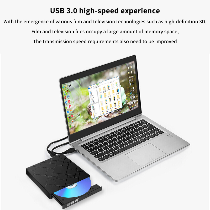 Blu Ray Disc Player - 【U】TypeC+USB 3.0 External Blu-ray Drive CD24X