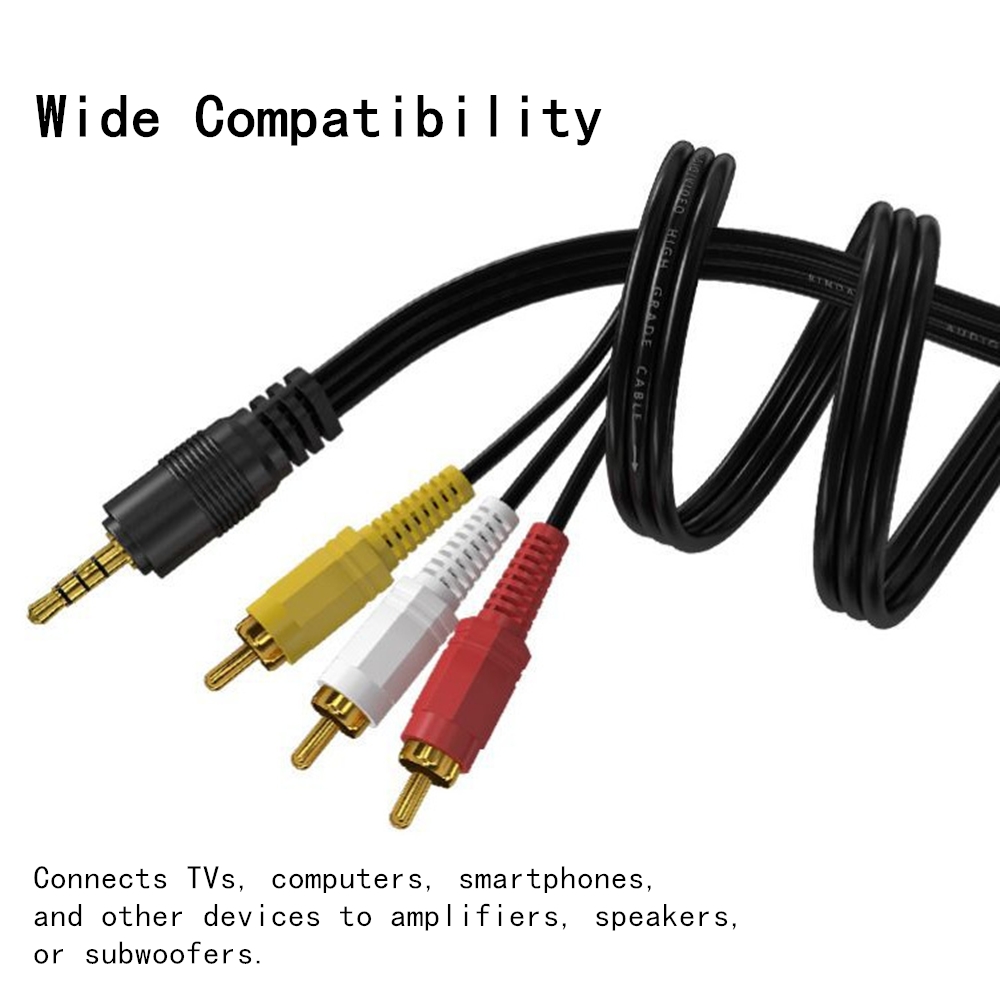 Klipsch Home Cinema - 3.5mm to 3 RCA Audio Video