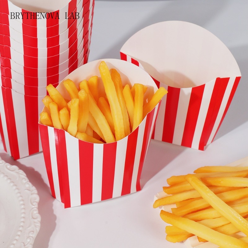 50pcs Striped Disposable Party - огляд і ціна Home Cinema Food