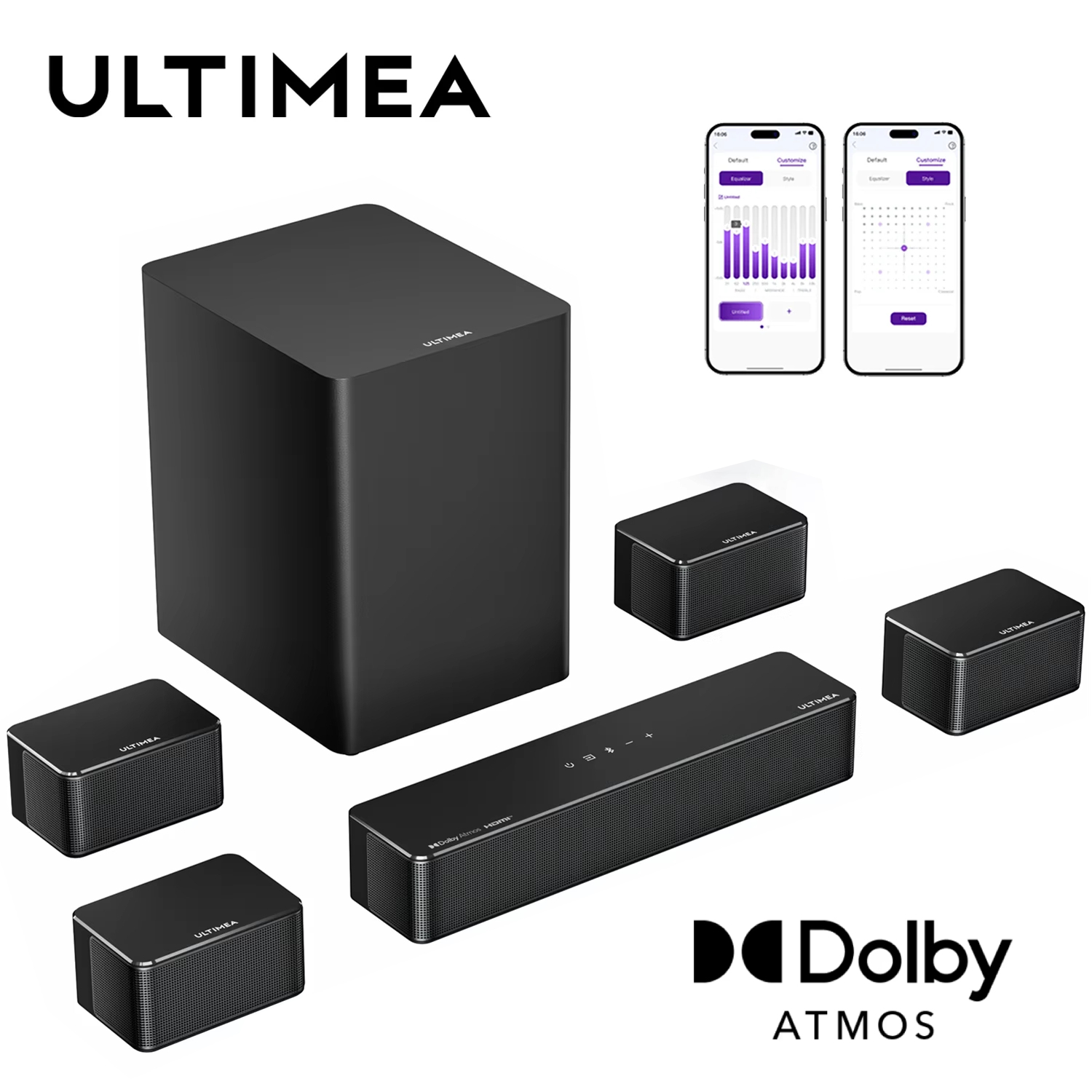 ULTIMEA 500W 7.1ch Dolby Atmos - огляд і ціна Home Cinema Dolby Atmos 7.1
