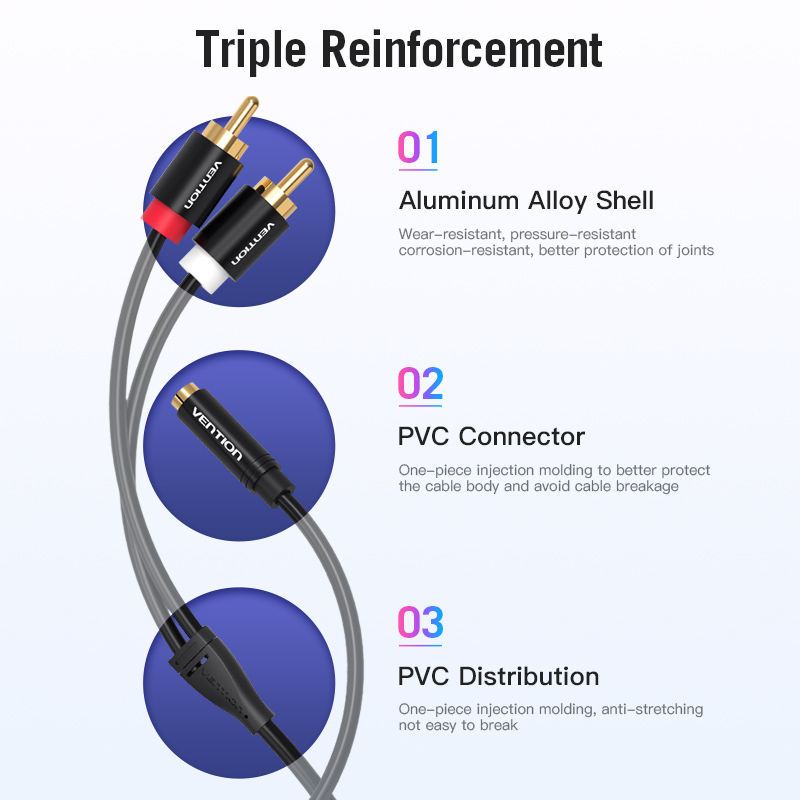 Vention Jack 3.5mm Female to 2 - огляд і ціна Klipsch Home Cinema