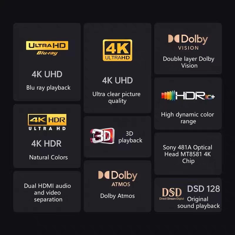 3D HD Channel Dolby Vision DVD - огляд і ціна Blu Ray Disc Player