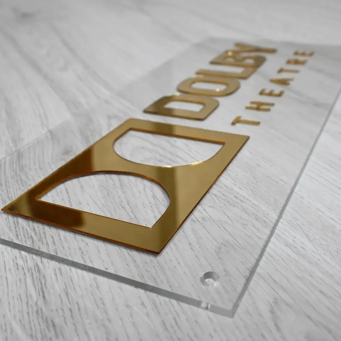 3D Dolby Atmos Clear  Acrylic  - огляд і ціна Home Cinema Logo