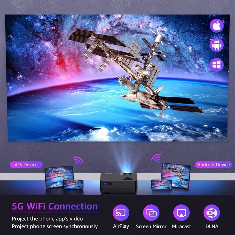 5G WiFi Bluetooth Native 1080P - огляд і ціна Home Cinema Movies