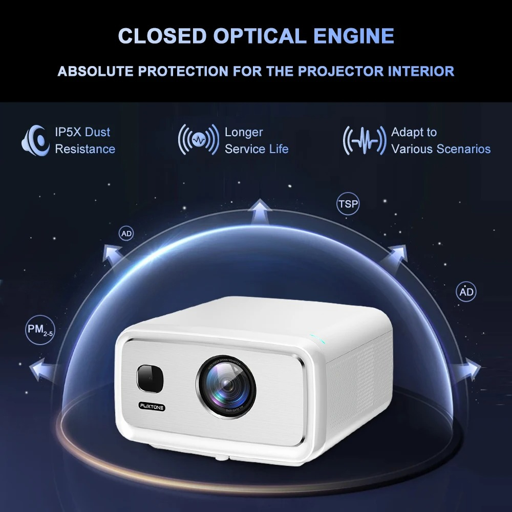 FlixTone D10S 4000 ANSI Full H - огляд і ціна Home Cinema Movies