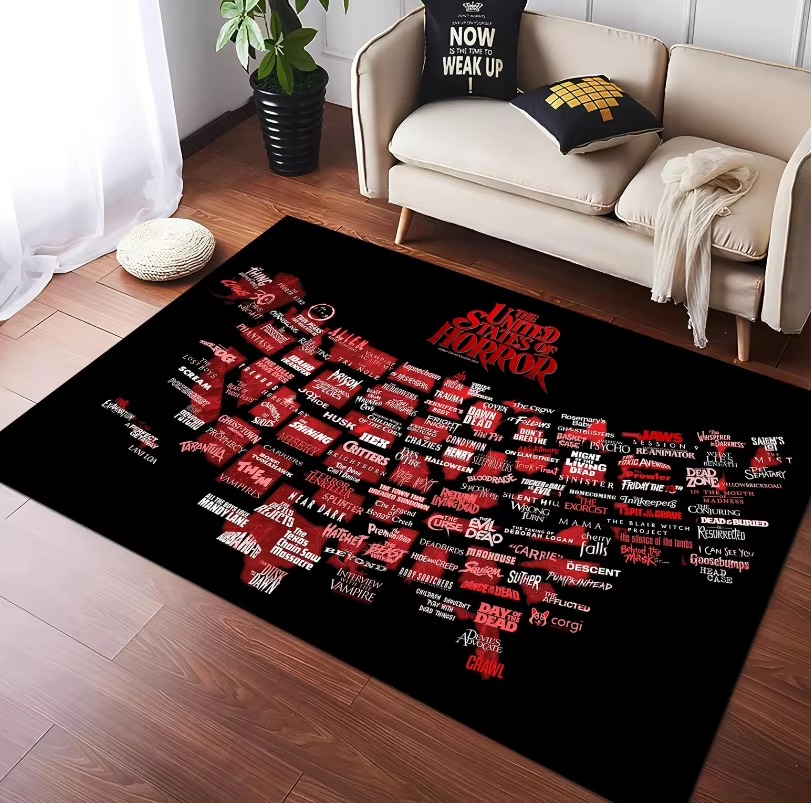 Retro Horror Movie Rug Cinema  - огляд і ціна Home Cinema Movies