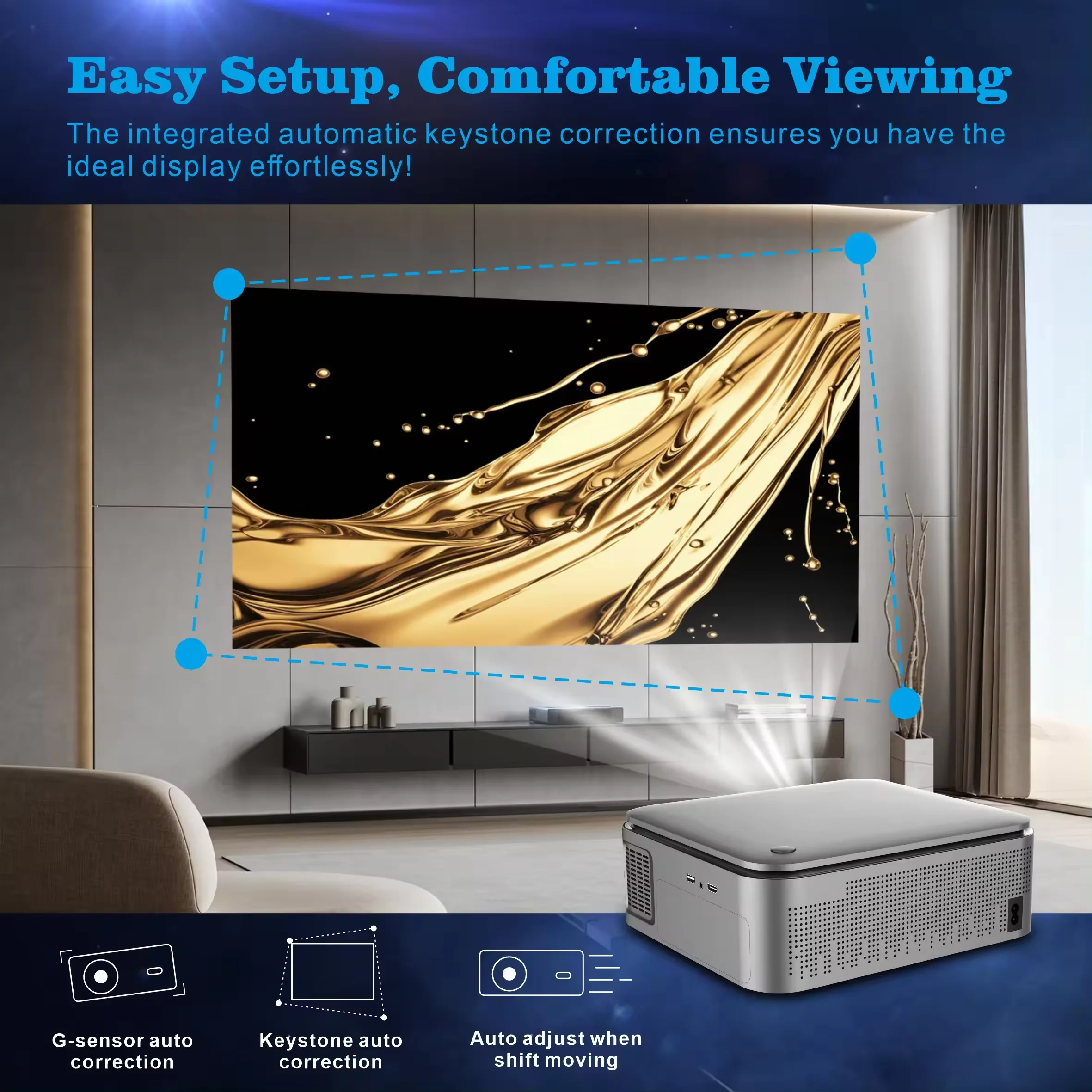 New HD 1080P Projector HY450 f - огляд і ціна Home Cinema Movies