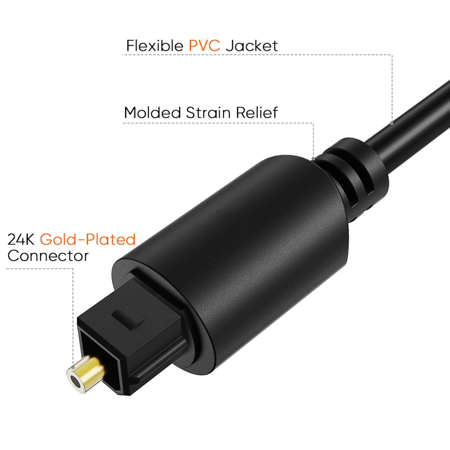 TOSLINK Optical Audio Cable, F - огляд і ціна Home Cinema Cabasse