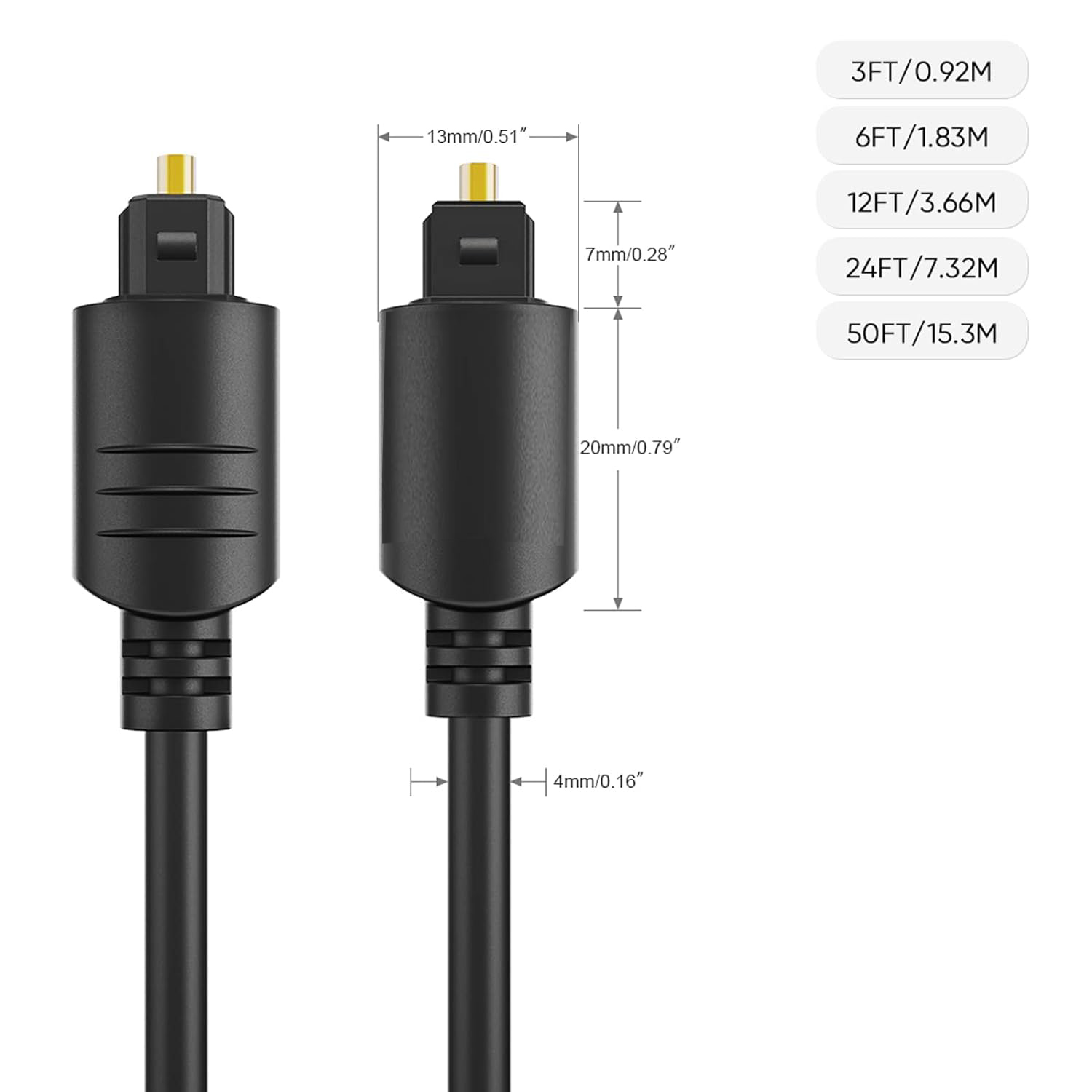 TOSLINK Optical Audio Cable, F - огляд і ціна Home Cinema Cabasse