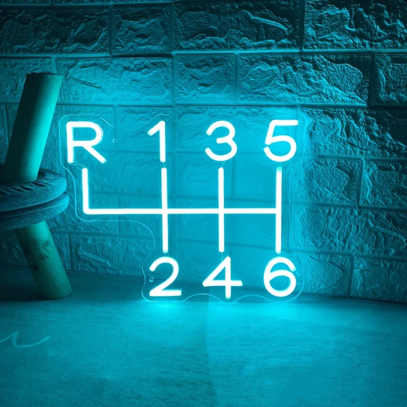 Car Gearbox Neon Sign Led Ligh - огляд і ціна Home Cinema Logo