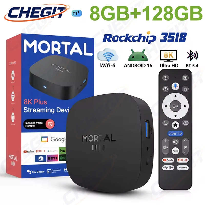 2026 New T1+ 8K HD TV Box Andr - огляд і ціна Home Cinema Kit