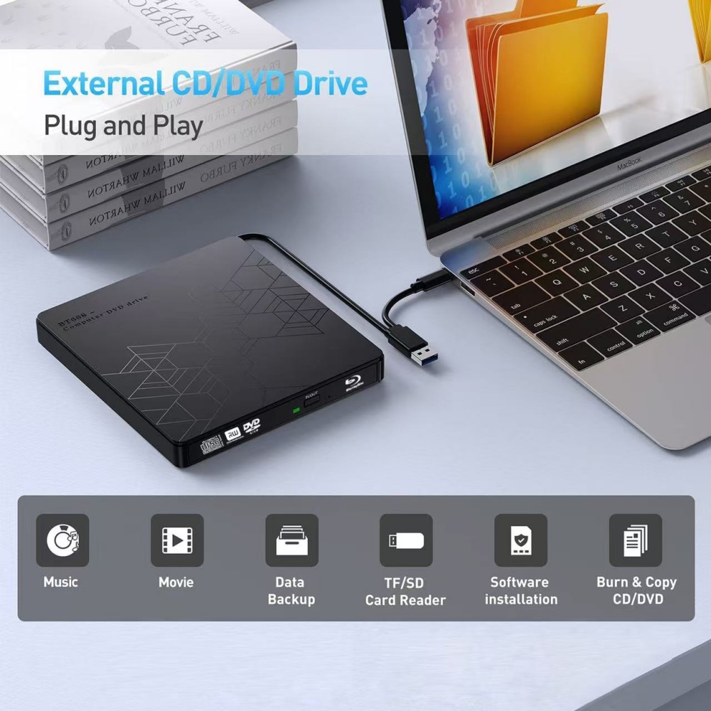 5-in-1 External Blu-ray Drive， - огляд і ціна Blu Ray Disc Player