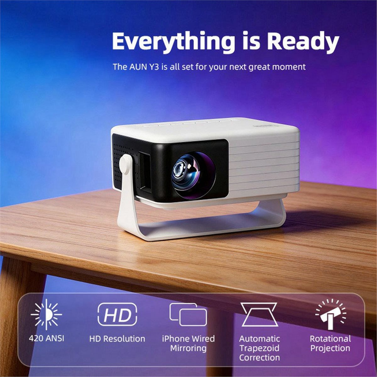 L70A Y3 Mini Projector Portabl - огляд і ціна Home Cinema Mini