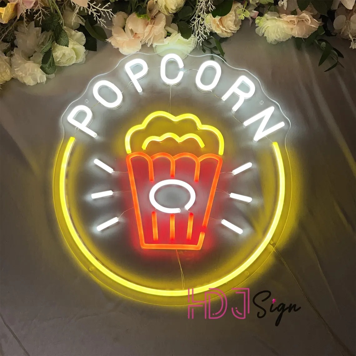 Popcorn LED Neon Sign,Food Bar - огляд і ціна Home Cinema Food