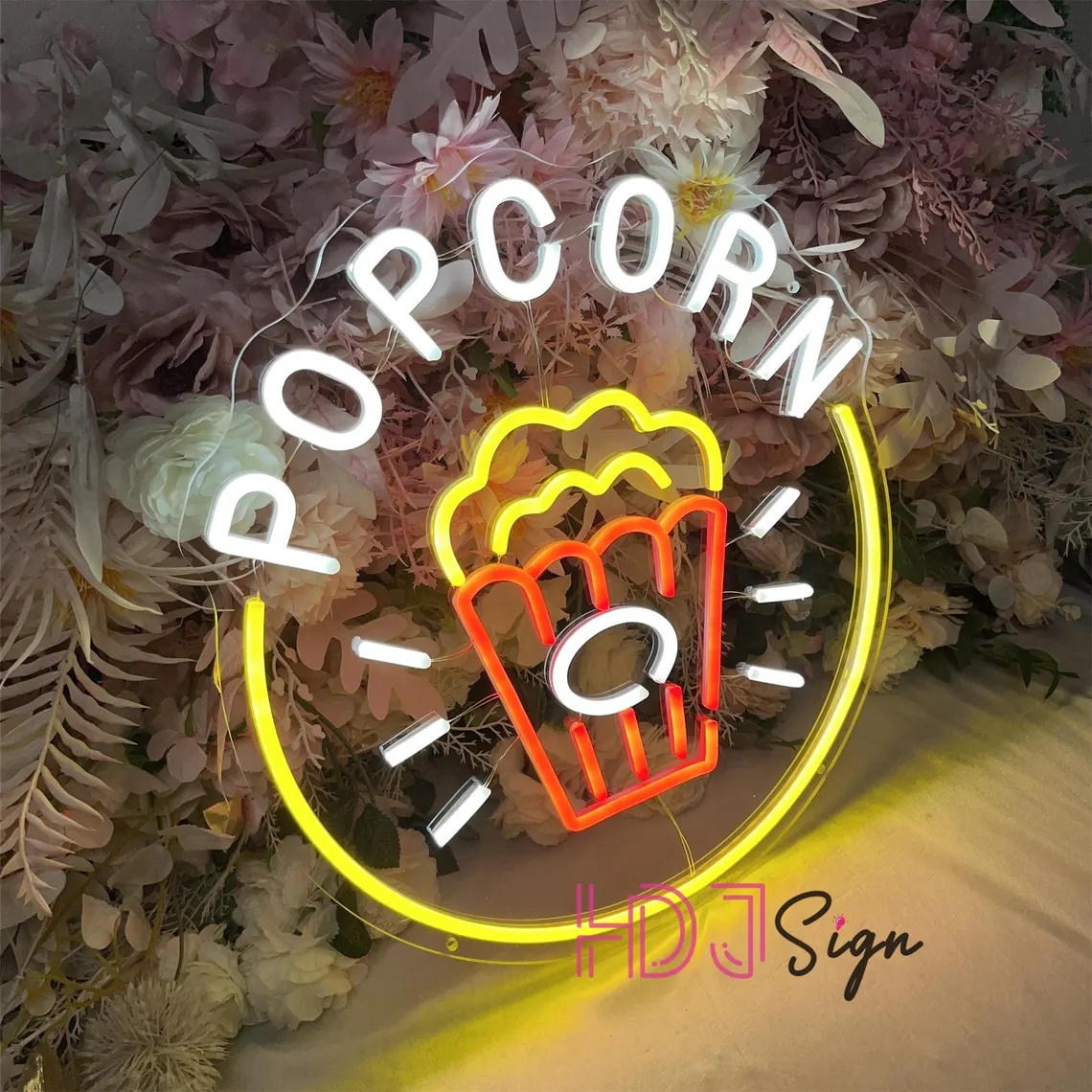 Popcorn LED Neon Sign,Food Bar - огляд і ціна Home Cinema Food