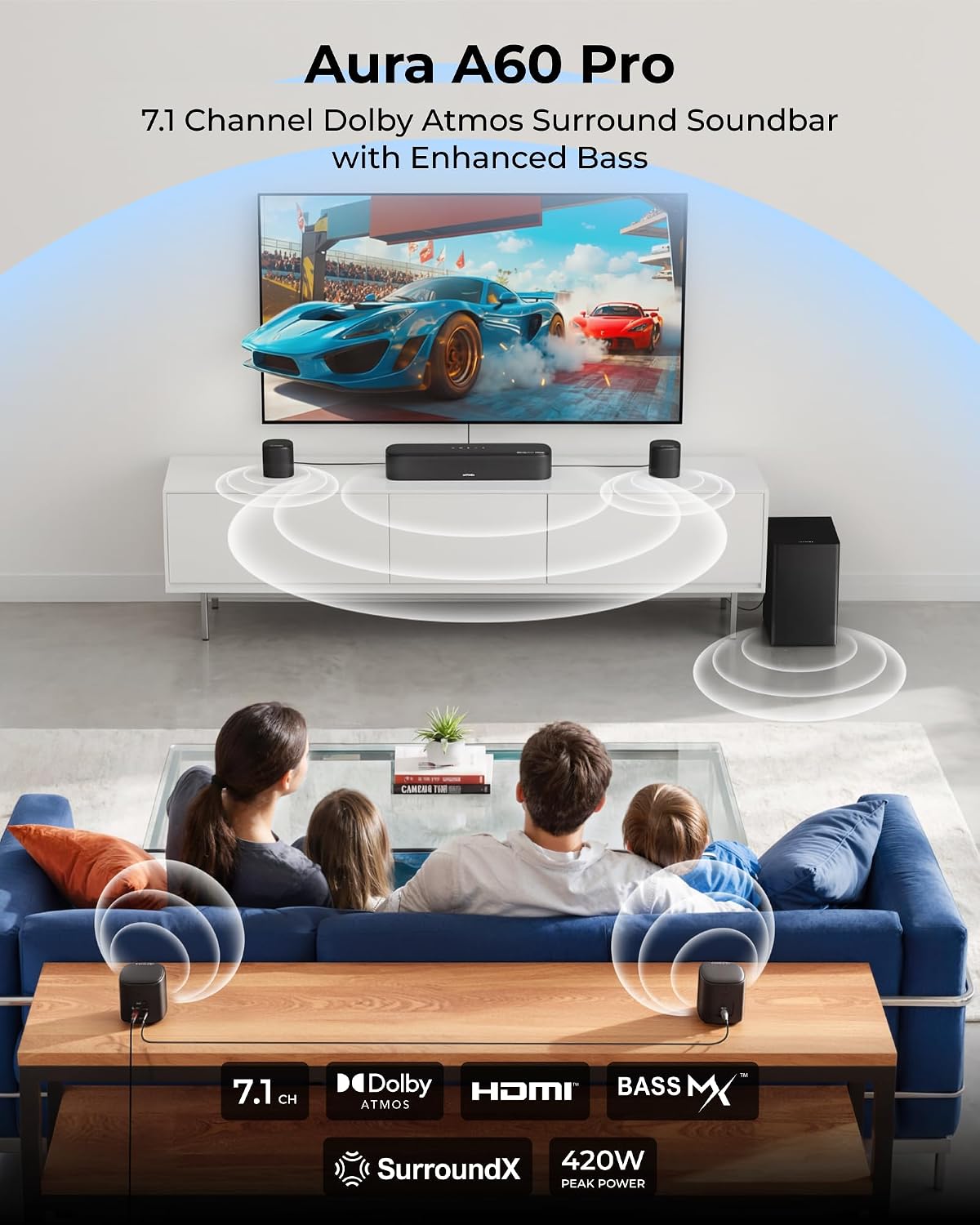 7.1-Channel Dolby Atmos Surrou - огляд і ціна Home Cinema Dolby Atmos 7.1