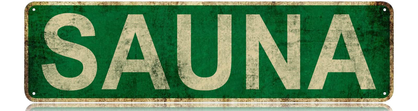 Sauna Slim Tin Sign Street Fun - огляд і ціна Home Cinema Logo