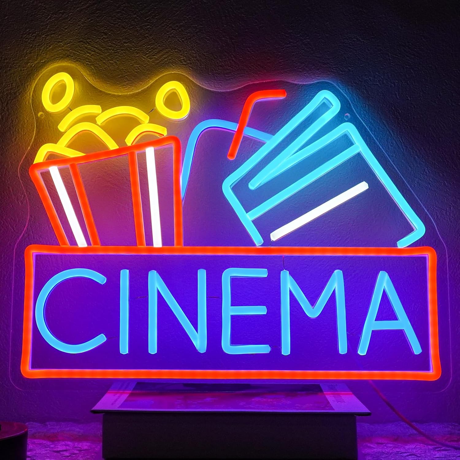 Cinema Neon Sign USB Powered L - огляд і ціна Home Cinema Movies