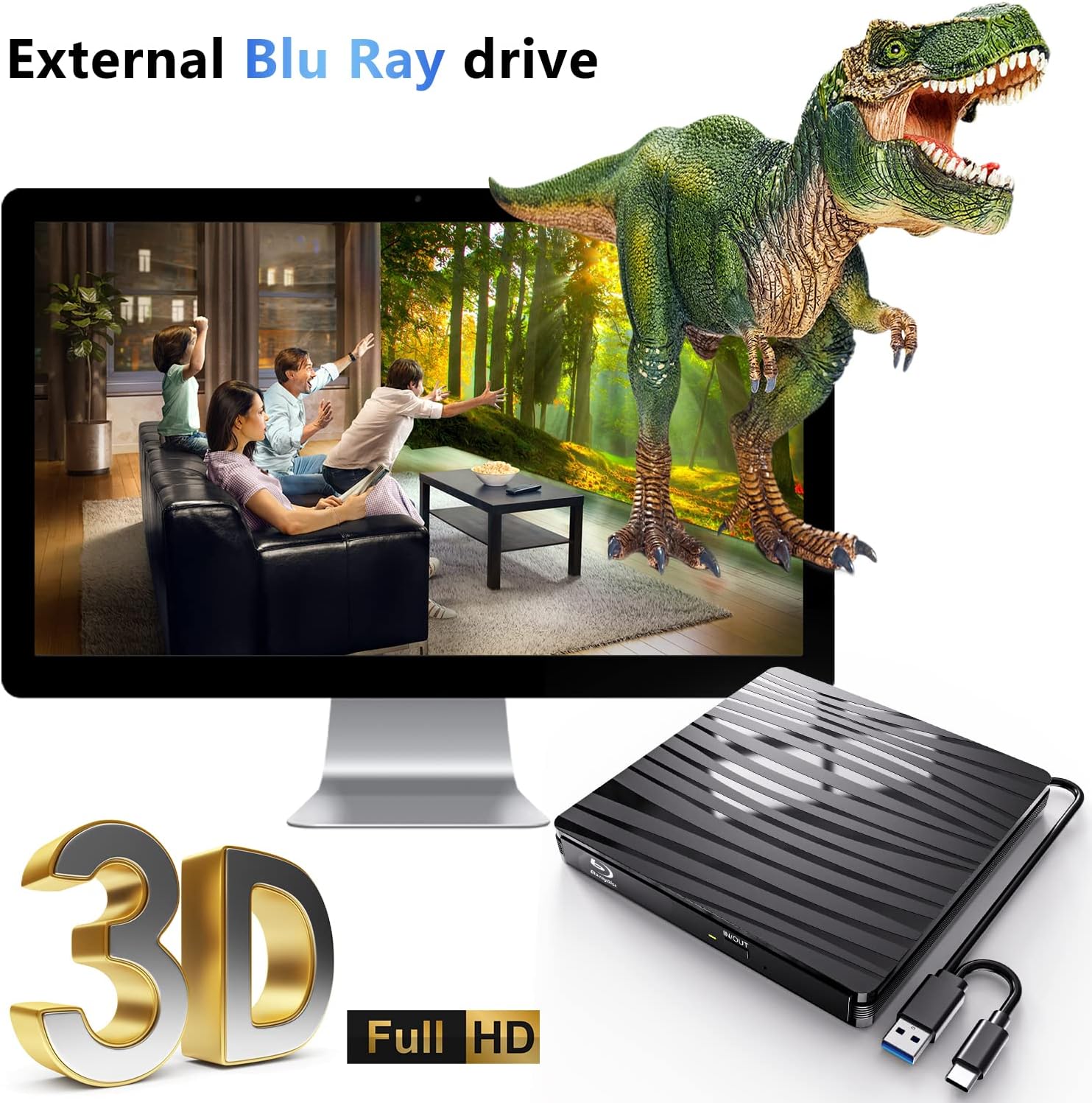 USB3.0 External Blu-ray Optica - огляд і ціна Blu Ray Disc Player