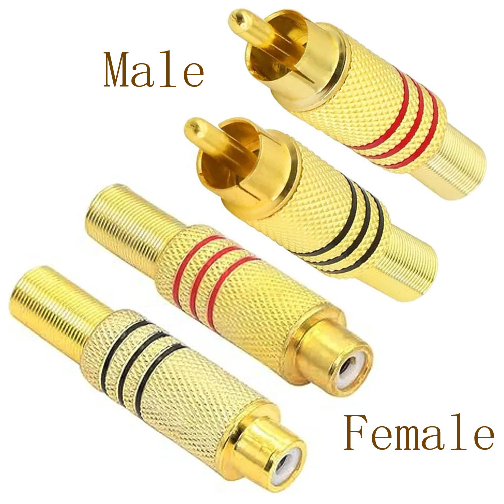 4PCS RCA Plug Gold Plated Sold - огляд і ціна Klipsch Home Cinema
