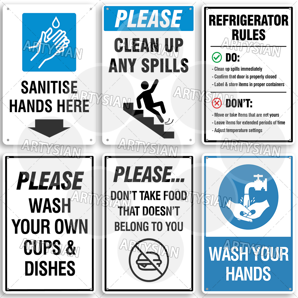 Hygiene Metal Sign Refrigerato - огляд і ціна Home Cinema Logo