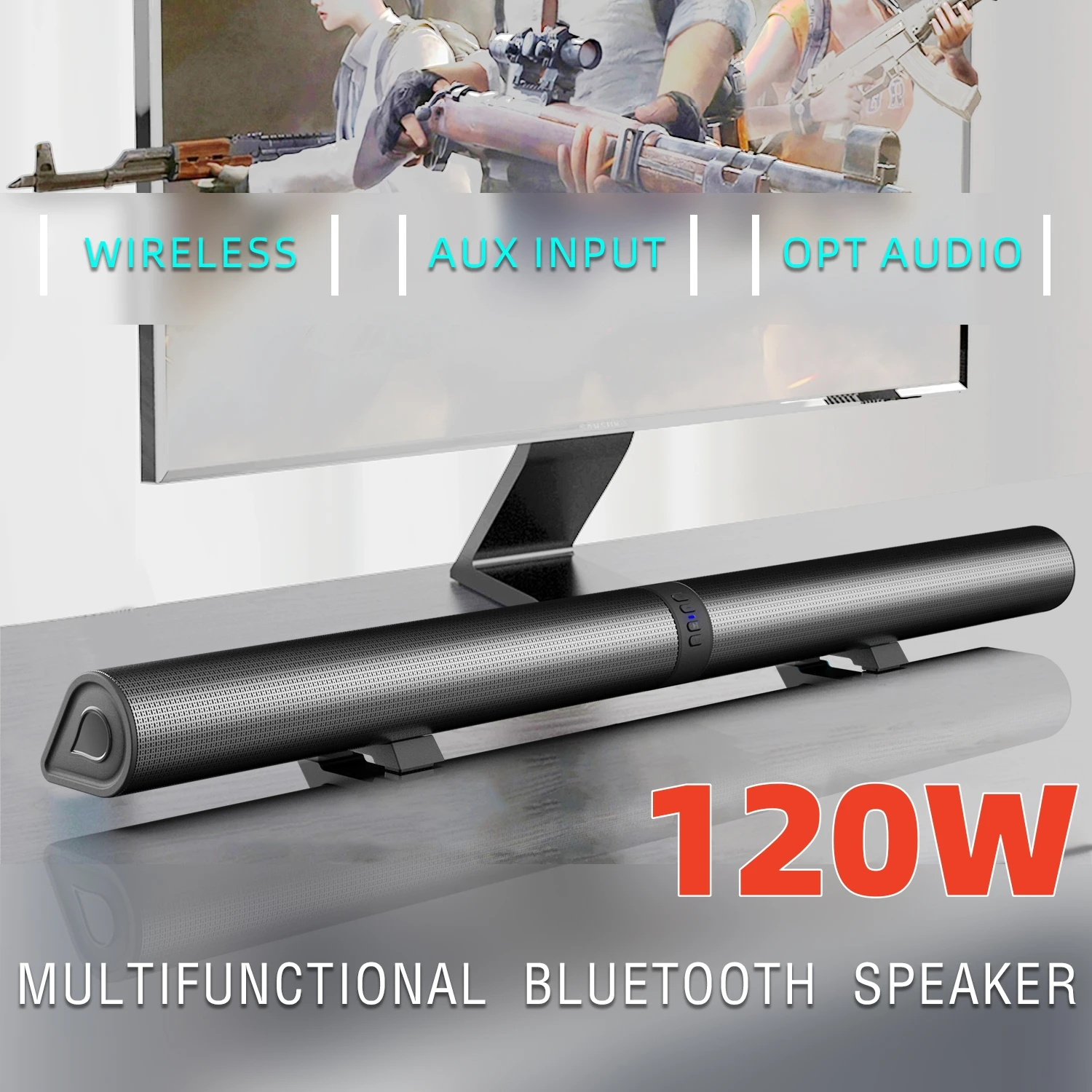 FM Soundbar TV Bluetooth Speak - огляд і ціна Home Cinema Wireless Speakers
