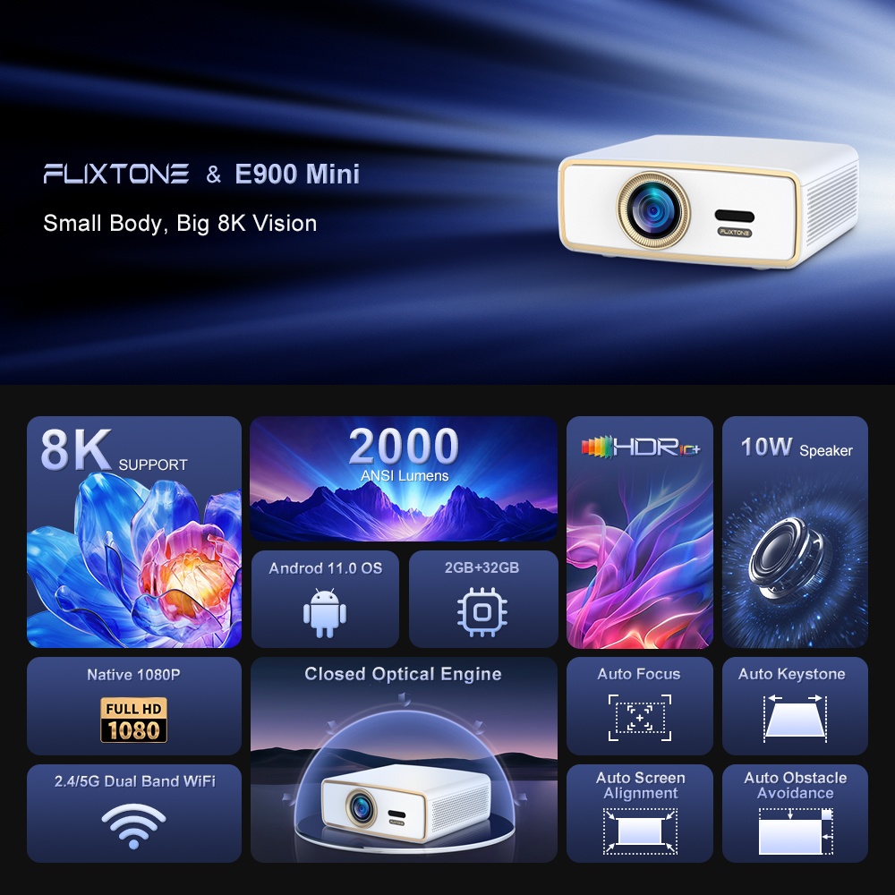 Flixtone E900 MINI Youth Porta - огляд і ціна Home Cinema Compact